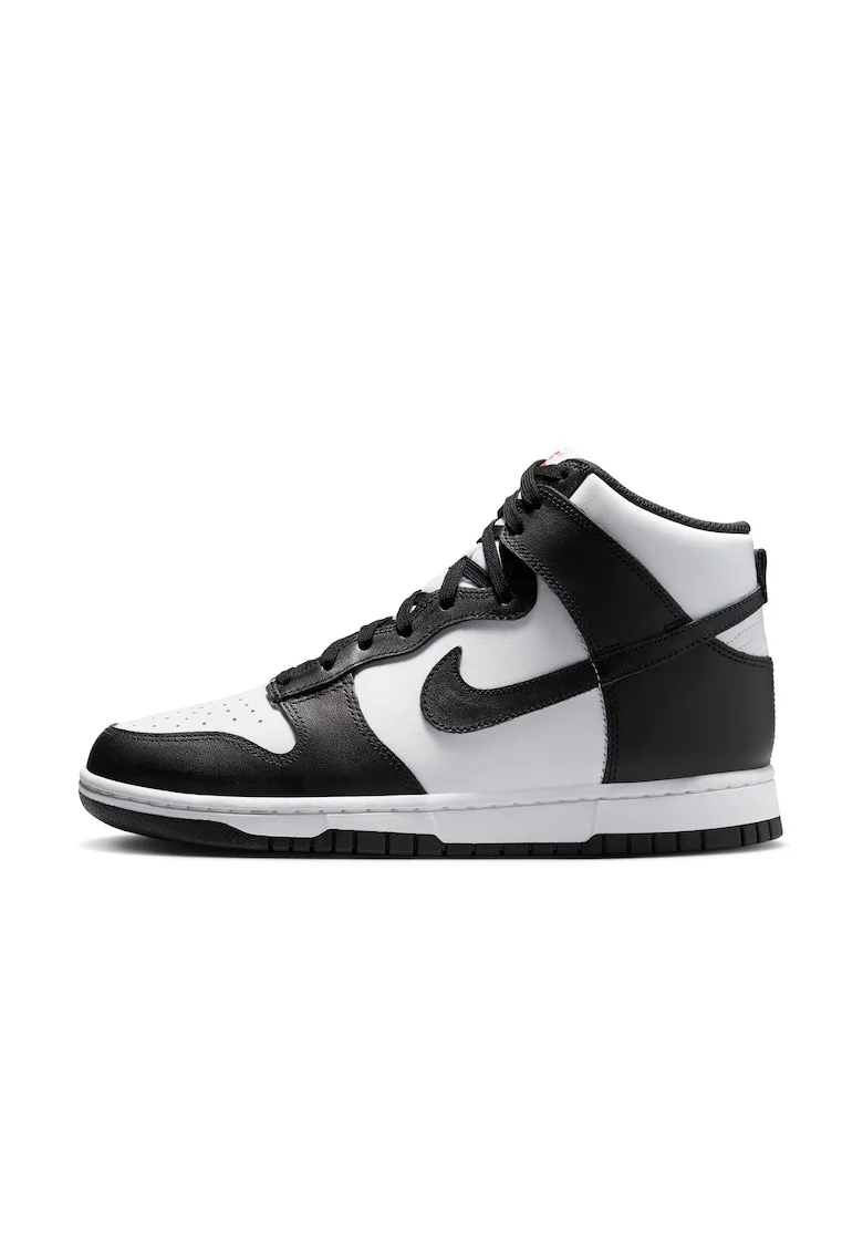 Pantofi  W Nike Dunk High Panda, Piele naturala, Alb/Negru, 44 EU 3037