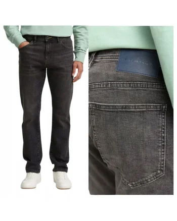 Blugi regular fit cu talie medie, Gri