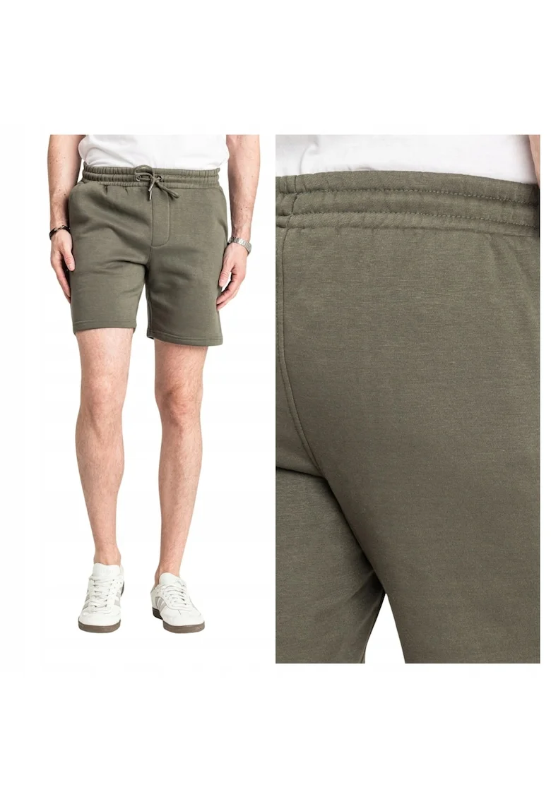 Pantaloni Scurti Barbati,  Colin Shorts, Material: 55% Bumbac, 45% Poliester, Croi: Regular Fit, Stil: Drept, Inaltimea Taliei: Medie, Verde, Verde