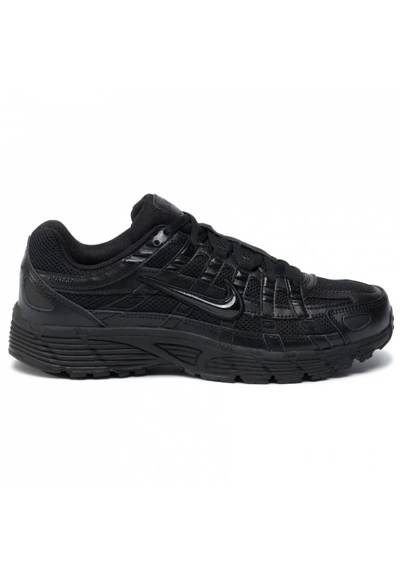 Pantofi sport cu insertii din plasa P-60000, Negru