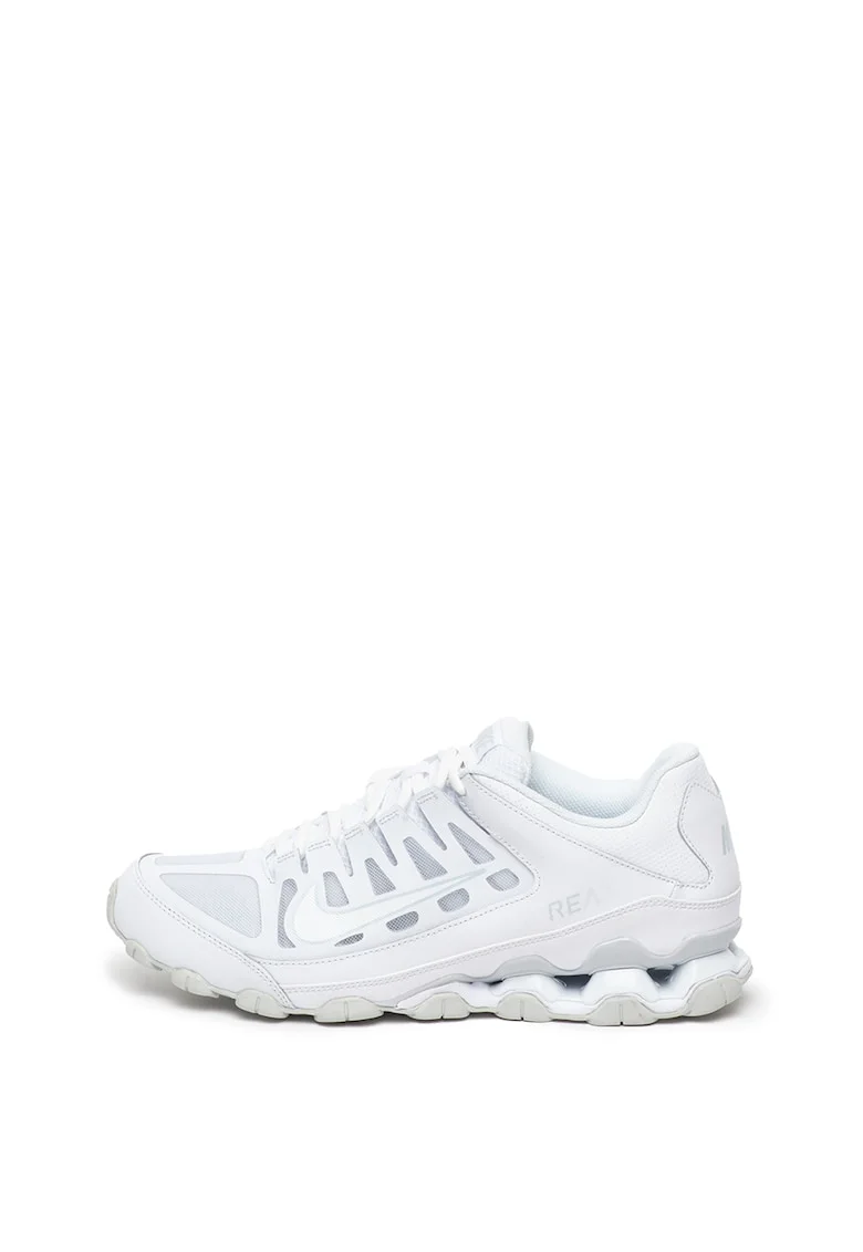 Pantofi Reax 8 TR cu insertii de piele pentru fitness, Alb