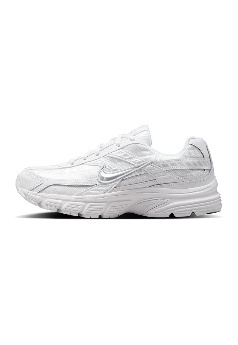 Pantofi sport Initiator cu garnituri de piele, Alb
