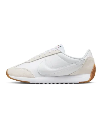 Pantofi sport Pacific cu logo si garnituri de piele intoarsa, Alb/Crem