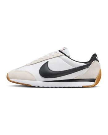 Pantofi sport Pacific cu logo si garnituri de piele intoarsa, Alb/Negru/Bej