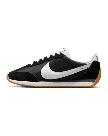 Pantofi sport Pacific cu garnituri din piele intoarsa, Alb/Negru