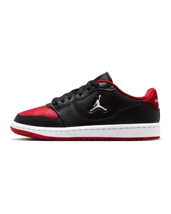 Pantofi Jordan Court Connect pentru baschet, Rosu/Negru/Alb optic