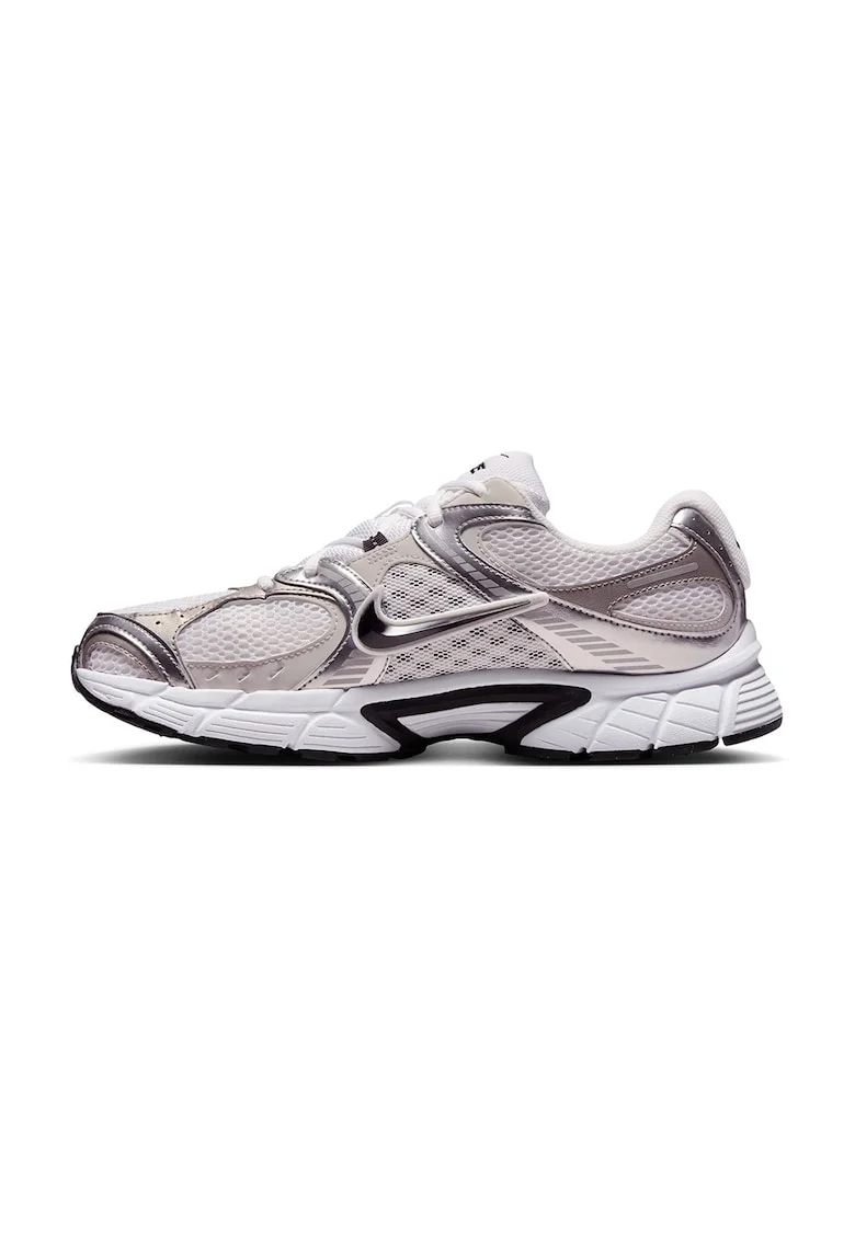 Pantofi sport V5 RNR cu detalii reflectorizante, Negru/Alb murdar/Argintiu