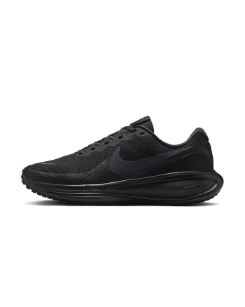 Pantofi Revolution 8 cu brant cu amortizare pentru alergare, Negru stins/Gri antracit