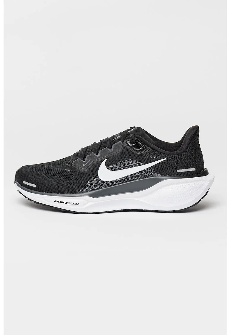 Pantofi Air Zoom Pegasus 41 cu detalii reflectorizante pentru alergare, Negru/Alb optic