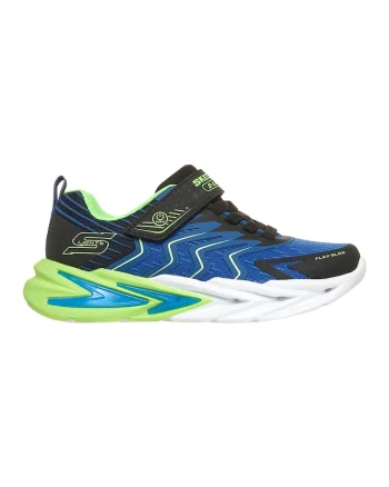 Pantofi sport S-Lights® Flex-Glow Ultra, Negru/Bleumarin/Verde menta