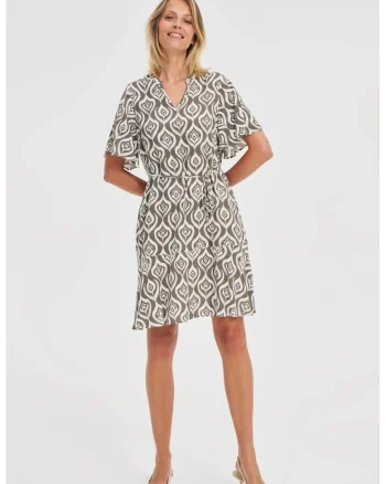 Rochie  verde, Kaki