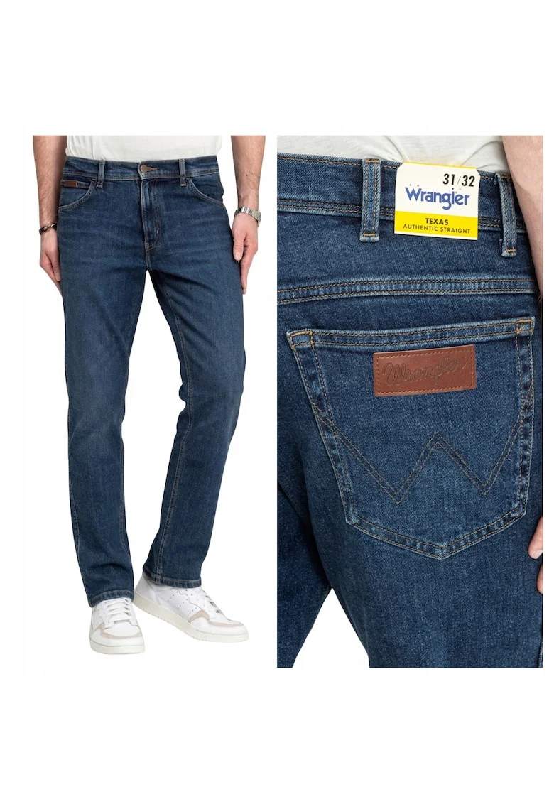 Blugi slim fit Texas, Albastru