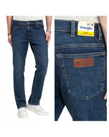 Blugi slim fit Texas, Albastru