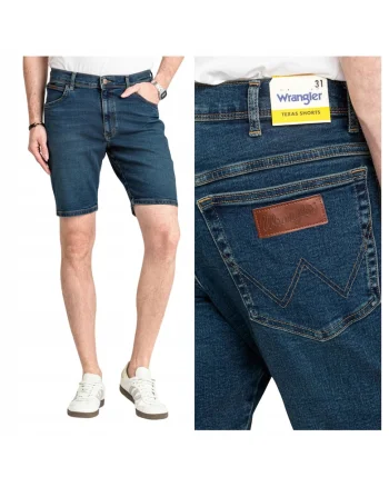 Bermude din denim regular fit Texas, Albastru