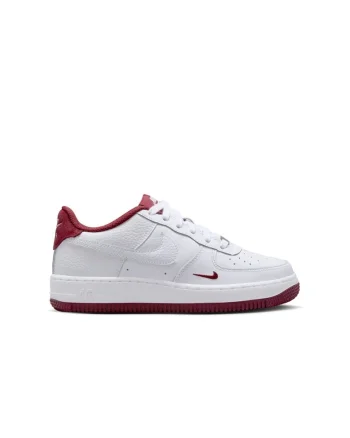 Pantofi sport copii  AIR FORCE 1 LV8 3 BG, Piele naturala, Alb,