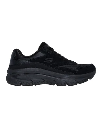 Pantofi sport cu talpa wedge si insertii din piele intoarsa, Negru