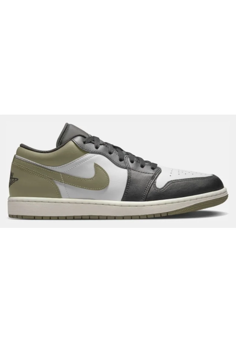 Pantofi sport barbati  Air Jordan 1 Low, culoare olive/negru