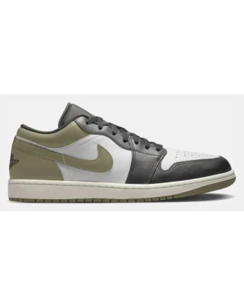 Pantofi sport barbati  Air Jordan 1 Low, culoare olive/negru