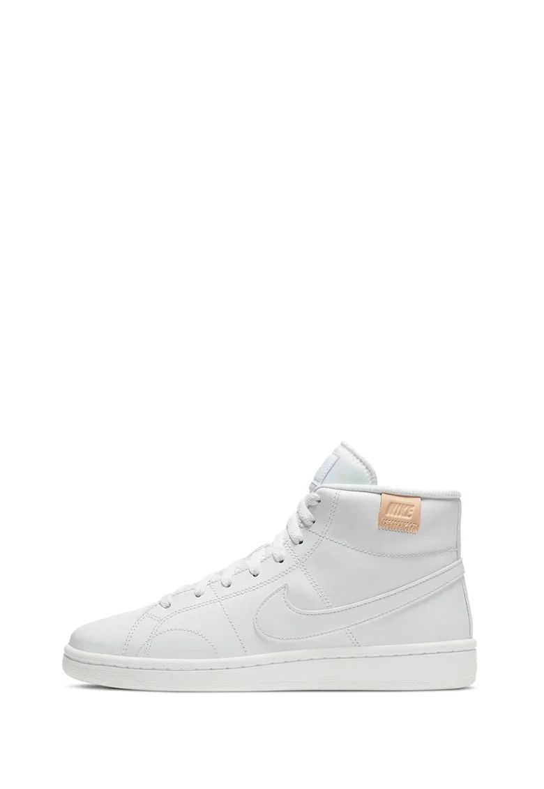 Pantofi sport mid-high din piele Court Royale 2, Alb