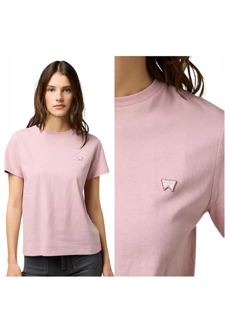 Tricou slim fit 100% bumbac, Lila