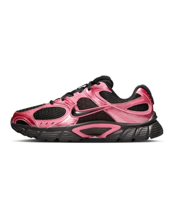 Pantofi sport V5 RNR din piele ecologica si material textil, Negru/Roz