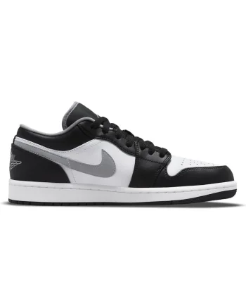 Pantofi sport barbati  AIR JORDAN 1 LOW, Piele ecologica, Negru, Negru