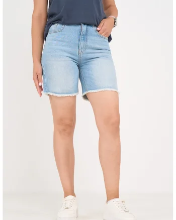 Blugi scurti, Albastru pastel