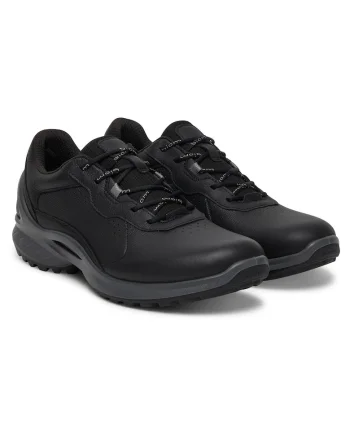 Tenisi barbati,  piele naturala, negru, textil