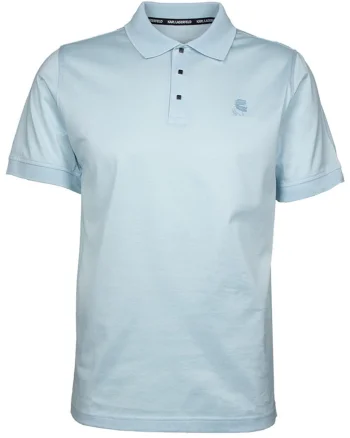 Tricou polo cu detaliu logo brodat