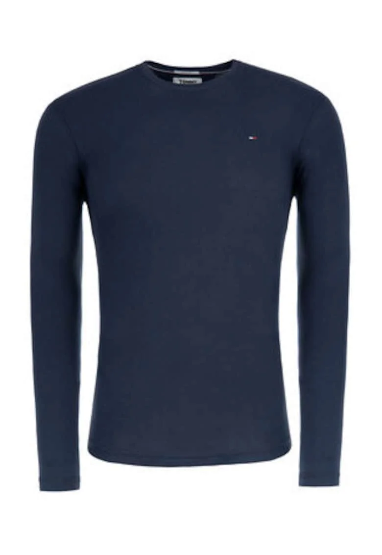 Bluza cu maneca lunga pentru barbati,  bleumarin, bumbac