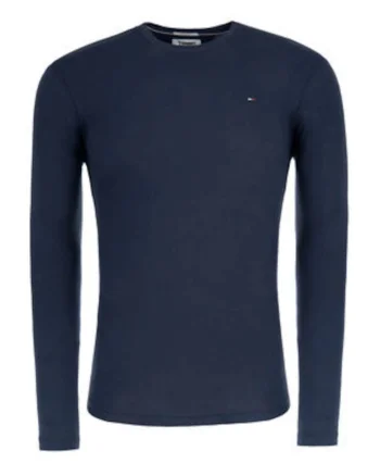 Bluza cu maneca lunga pentru barbati,  bleumarin, bumbac