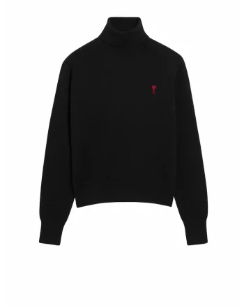Pulover Gat Inalt,, Negru