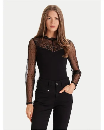 Bluza dama,  252-TGLOW, negru