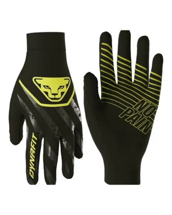 Manusi alergare  Trail Reflective-Negru/Lime-S