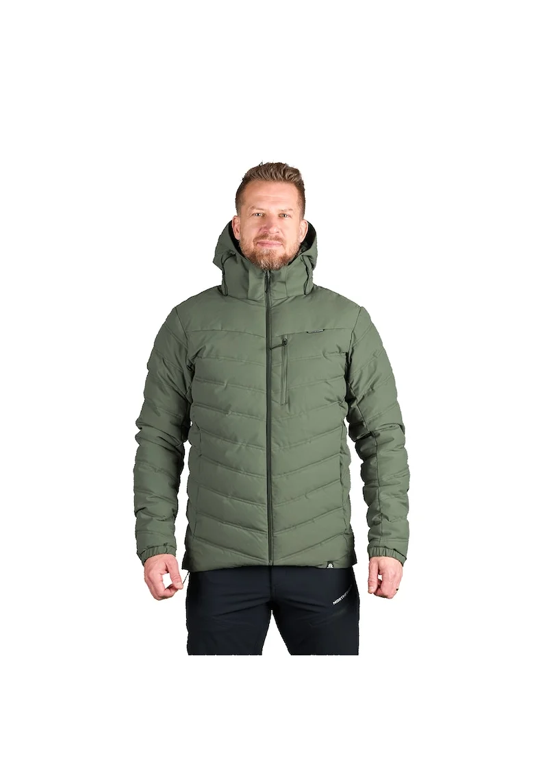 Geaca sport captusita pentru barbati SVETOVID, Verde
