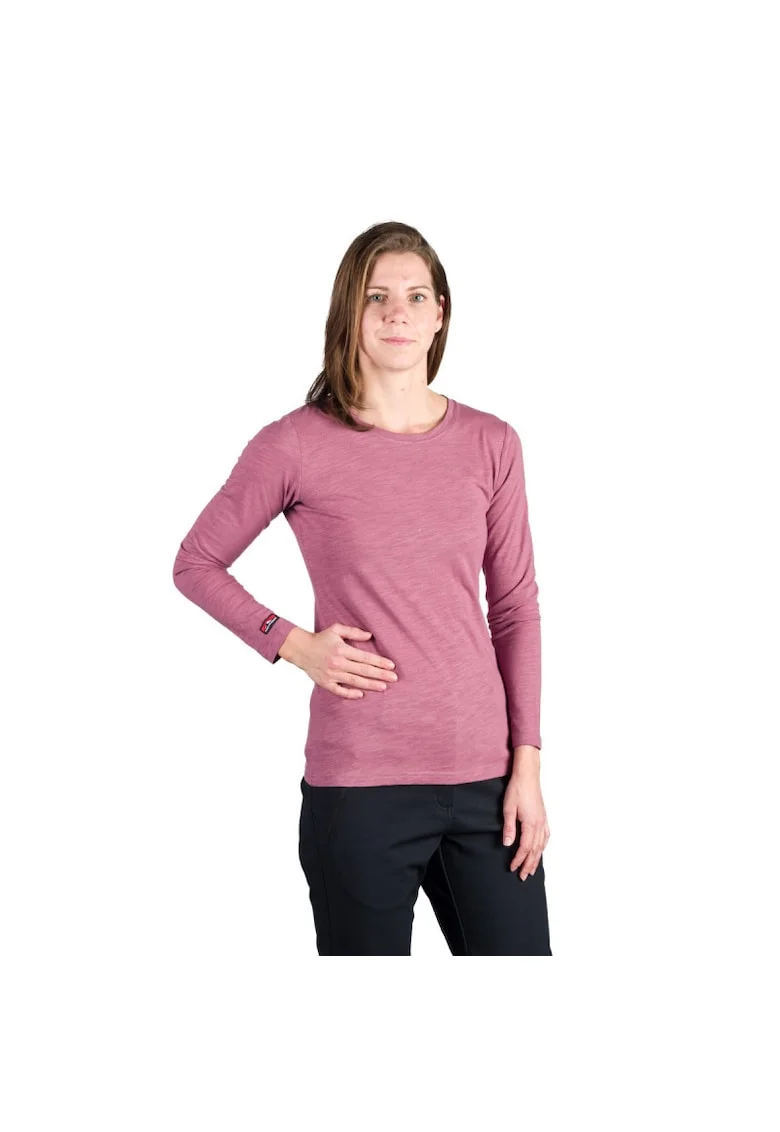 Tricou bumbac dama Carleigh, Roz