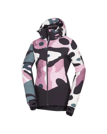 Geaca schi 2L 10K/10K dama Kayleigh 2XL alloverprint