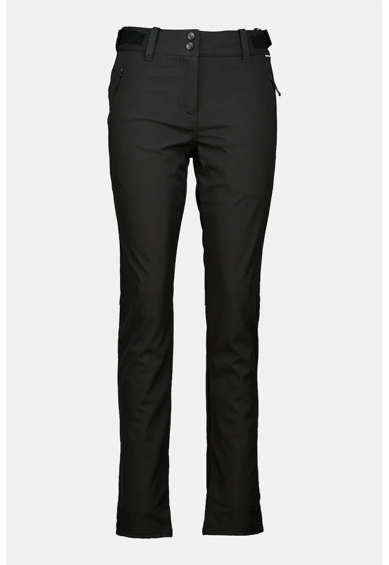 Pantaloni cu buzunre cu fermoar pentru drumetii Katy, Negru,