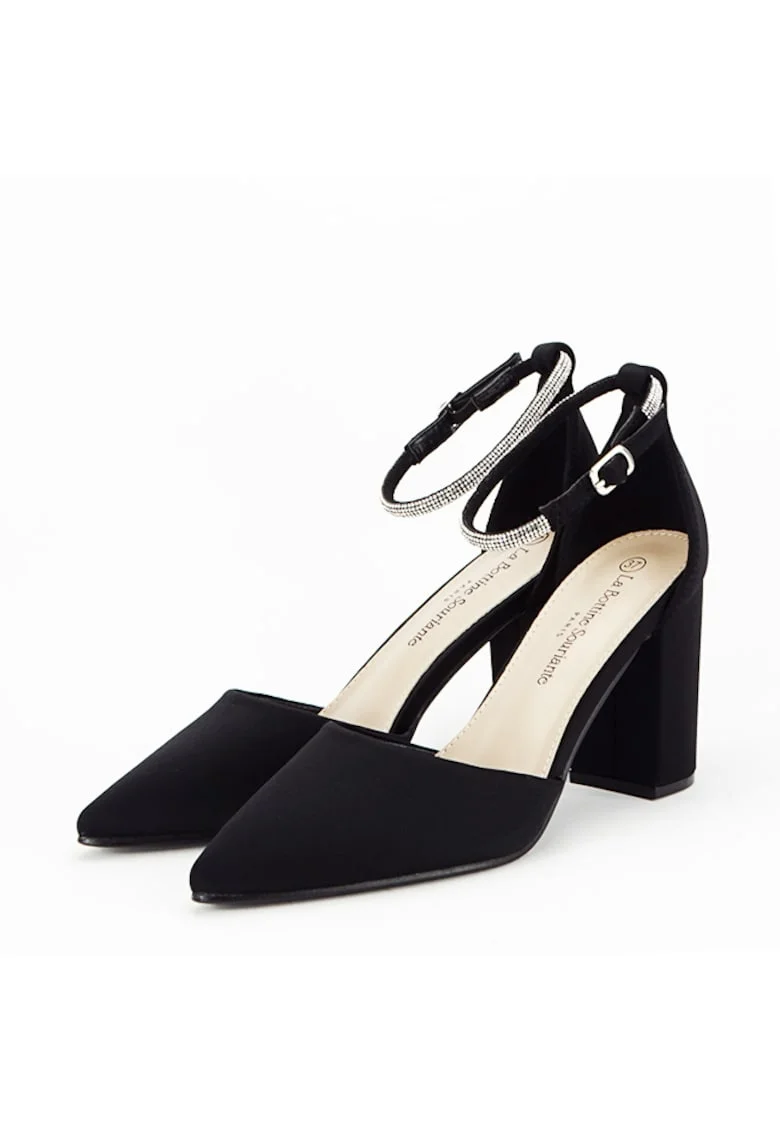 Pantofi eleganti negri BYJ8296 03 13989, Negru