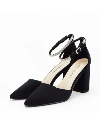 Pantofi eleganti negri BYJ8296 03 13989, Negru
