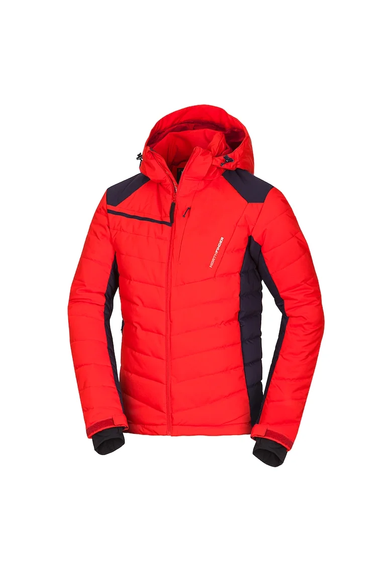 Men's insulated ski jacket MAJOR, Rosu