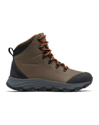 Ghete de piele Expeditionist, Negru/Bej inchis