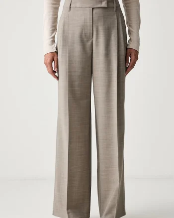 Marc O'Polo pantaloni pentru femei cu amestec de lână