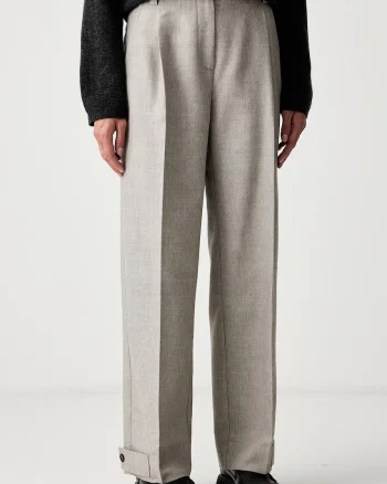 Marc O'Polo pantaloni de costum pentru femei cu lână