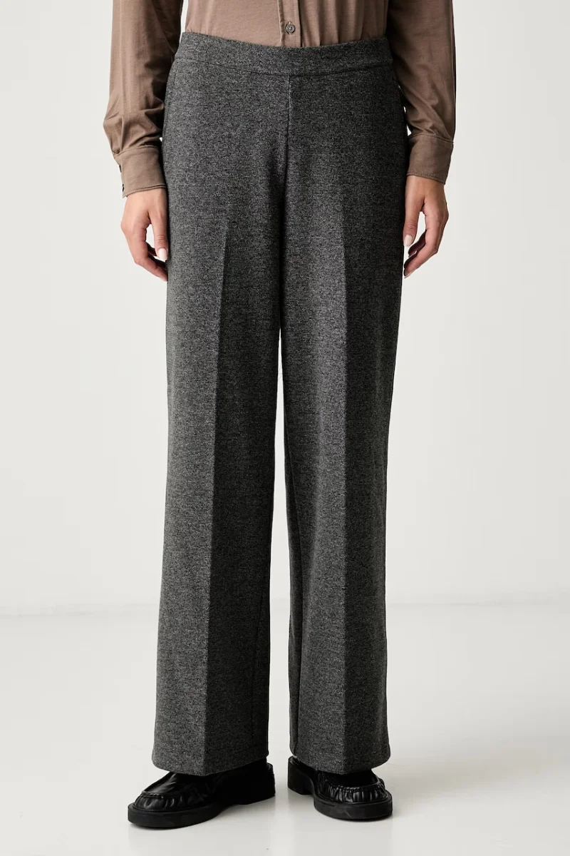 Marc O'Polo pantaloni straight pentru femei cu bumbac
