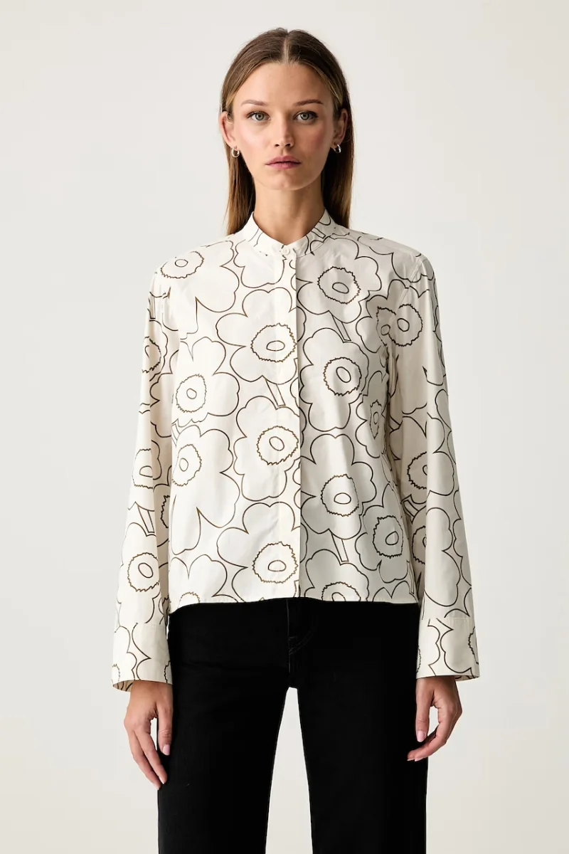 Marimekko cămașă pentru femei din bumbac