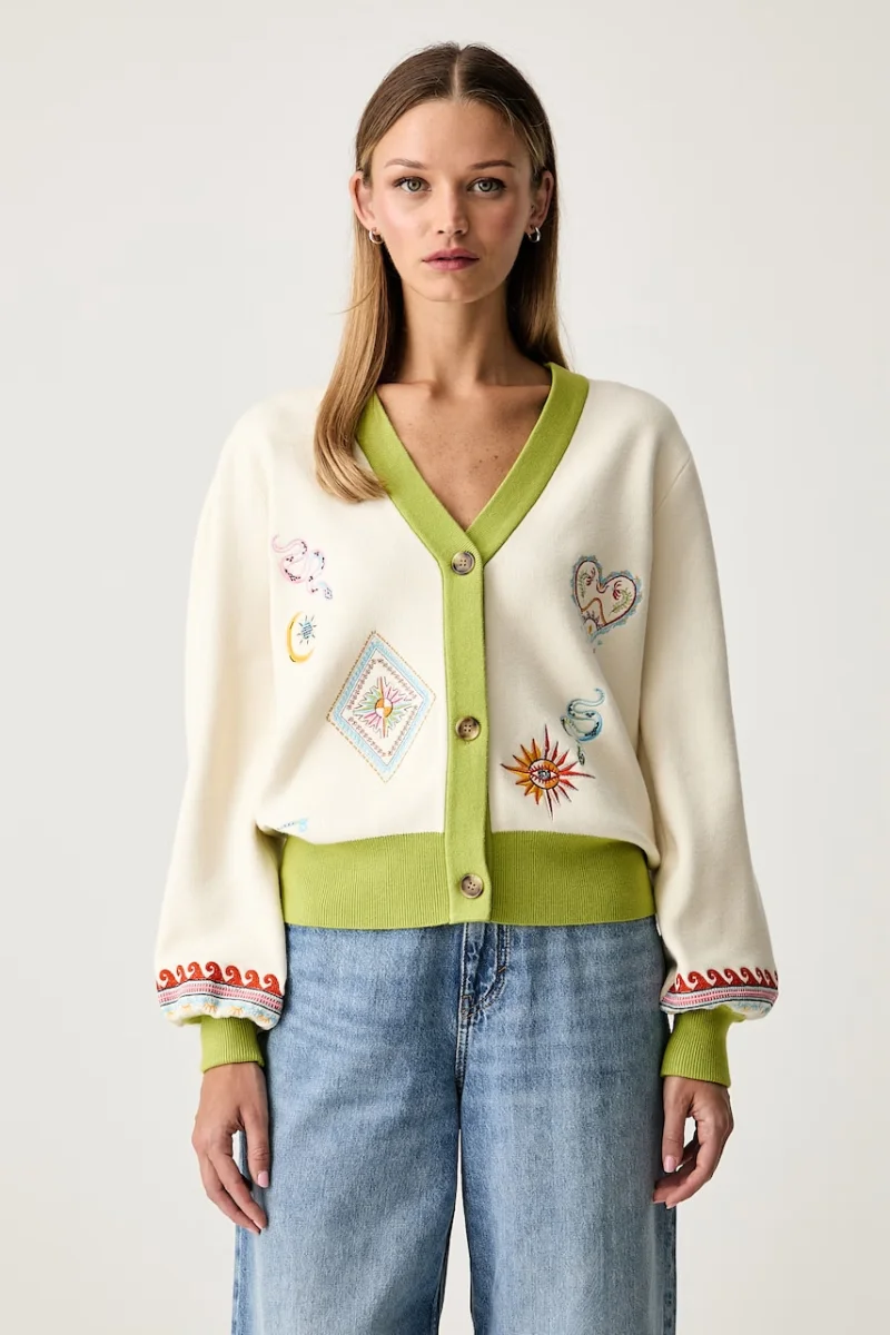 Never Fully Dressed cardigan pentru femei cu vâscoză