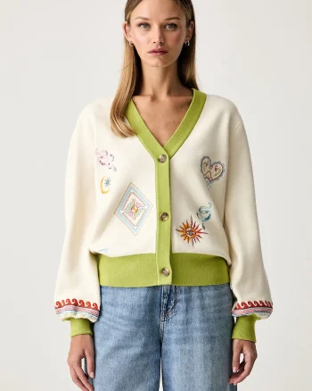 Never Fully Dressed cardigan pentru femei cu vâscoză