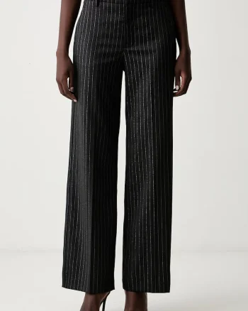 Zadig&Voltaire pantaloni straight pentru femei PANOL