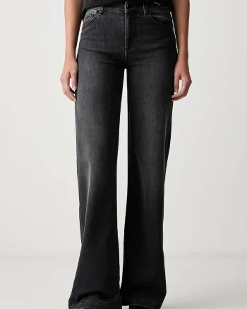 Liu Jo blugi wide leg pentru femei